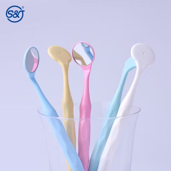 Plastic One-Time Inspection Disposable Dental Mouth Mirror for Dentist